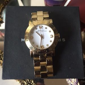 Marc Jacobs gold tone watch